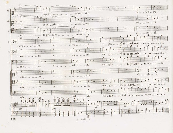 Il finto Stanislao / Melodramma giocoso in due atti di Felice Romani ; posto in musica dal maestro Giuseppe Verdi ; Riduzione per canto con accompagnamento di pianoforte dei maestri L. Truzzi, A. Rajneri e C. Dominiceti