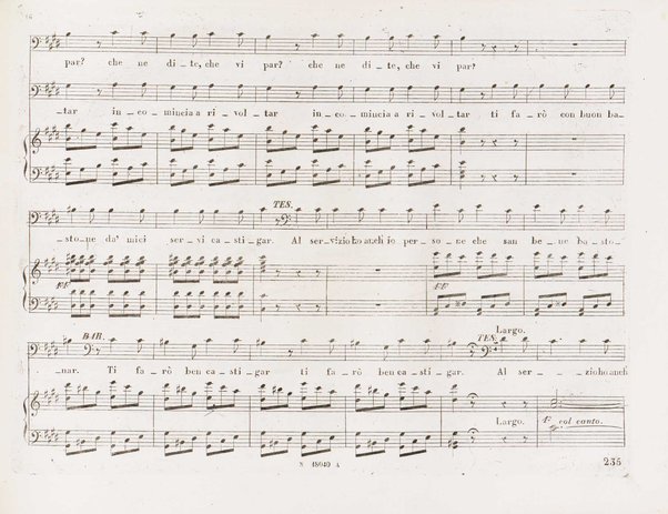 Il finto Stanislao / Melodramma giocoso in due atti di Felice Romani ; posto in musica dal maestro Giuseppe Verdi ; Riduzione per canto con accompagnamento di pianoforte dei maestri L. Truzzi, A. Rajneri e C. Dominiceti