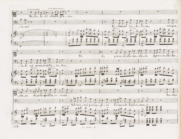 Il finto Stanislao / Melodramma giocoso in due atti di Felice Romani ; posto in musica dal maestro Giuseppe Verdi ; Riduzione per canto con accompagnamento di pianoforte dei maestri L. Truzzi, A. Rajneri e C. Dominiceti