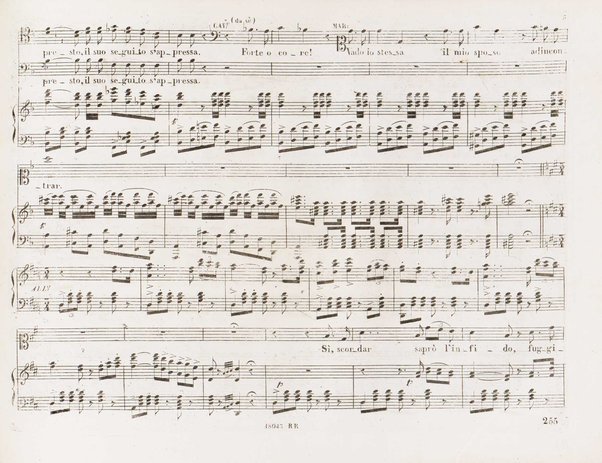 Il finto Stanislao / Melodramma giocoso in due atti di Felice Romani ; posto in musica dal maestro Giuseppe Verdi ; Riduzione per canto con accompagnamento di pianoforte dei maestri L. Truzzi, A. Rajneri e C. Dominiceti