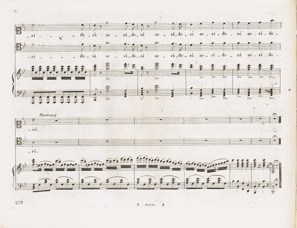 Il finto Stanislao / Melodramma giocoso in due atti di Felice Romani ; posto in musica dal maestro Giuseppe Verdi ; Riduzione per canto con accompagnamento di pianoforte dei maestri L. Truzzi, A. Rajneri e C. Dominiceti