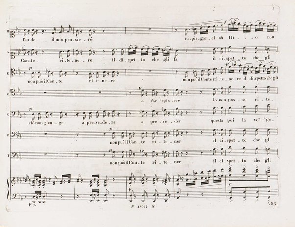 Il finto Stanislao / Melodramma giocoso in due atti di Felice Romani ; posto in musica dal maestro Giuseppe Verdi ; Riduzione per canto con accompagnamento di pianoforte dei maestri L. Truzzi, A. Rajneri e C. Dominiceti