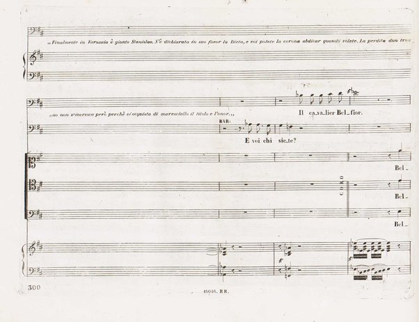 Il finto Stanislao / Melodramma giocoso in due atti di Felice Romani ; posto in musica dal maestro Giuseppe Verdi ; Riduzione per canto con accompagnamento di pianoforte dei maestri L. Truzzi, A. Rajneri e C. Dominiceti