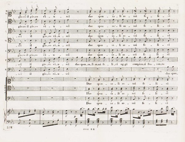 Il finto Stanislao / Melodramma giocoso in due atti di Felice Romani ; posto in musica dal maestro Giuseppe Verdi ; Riduzione per canto con accompagnamento di pianoforte dei maestri L. Truzzi, A. Rajneri e C. Dominiceti