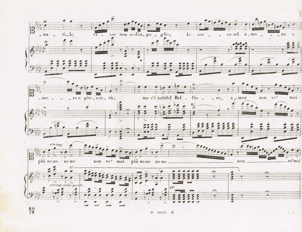 Il finto Stanislao / Melodramma giocoso in due atti di Felice Romani ; posto in musica dal maestro Giuseppe Verdi ; Riduzione per canto con accompagnamento di pianoforte dei maestri L. Truzzi, A. Rajneri e C. Dominiceti