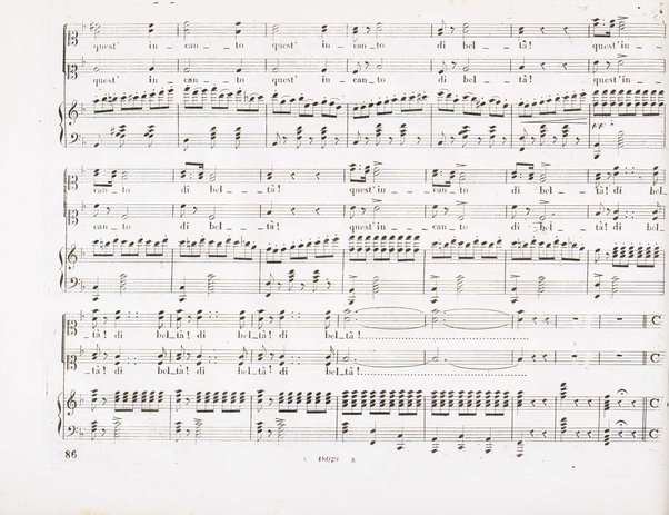 Il finto Stanislao / Melodramma giocoso in due atti di Felice Romani ; posto in musica dal maestro Giuseppe Verdi ; Riduzione per canto con accompagnamento di pianoforte dei maestri L. Truzzi, A. Rajneri e C. Dominiceti