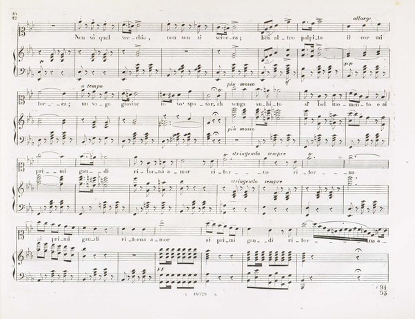 Il finto Stanislao / Melodramma giocoso in due atti di Felice Romani ; posto in musica dal maestro Giuseppe Verdi ; Riduzione per canto con accompagnamento di pianoforte dei maestri L. Truzzi, A. Rajneri e C. Dominiceti