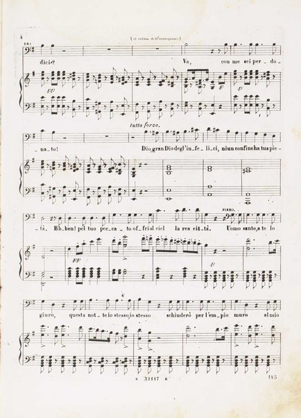 I Lombardi alla prima crociata / Dramma lirico in quattro atti di Temistocle Solera ; posto in musica [...! da G. Verdi ; Riduzione per canto e pianoforte di Luigi Truzzi e P. Tonassi