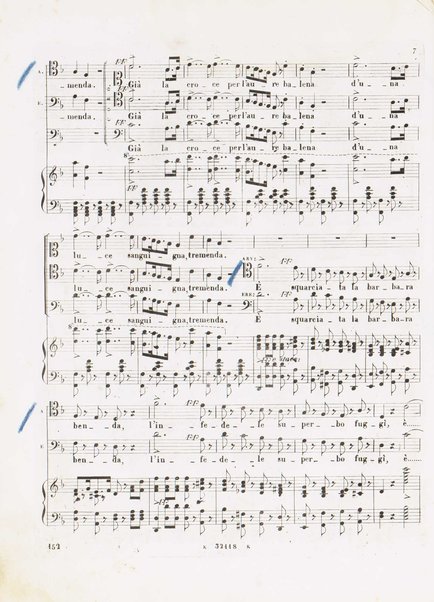 I Lombardi alla prima crociata / Dramma lirico in quattro atti di Temistocle Solera ; posto in musica [...! da G. Verdi ; Riduzione per canto e pianoforte di Luigi Truzzi e P. Tonassi