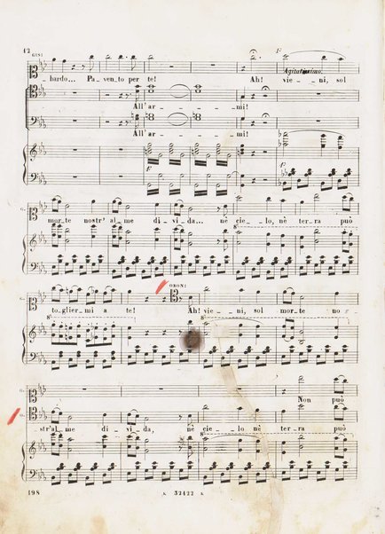 I Lombardi alla prima crociata / Dramma lirico in quattro atti di Temistocle Solera ; posto in musica [...! da G. Verdi ; Riduzione per canto e pianoforte di Luigi Truzzi e P. Tonassi