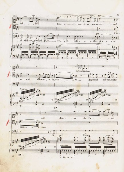 I Lombardi alla prima crociata / Dramma lirico in quattro atti di Temistocle Solera ; posto in musica [...! da G. Verdi ; Riduzione per canto e pianoforte di Luigi Truzzi e P. Tonassi