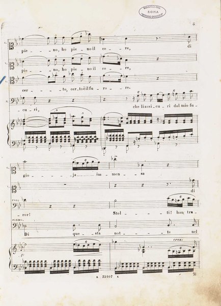 I Lombardi alla prima crociata / Dramma lirico in quattro atti di Temistocle Solera ; posto in musica [...! da G. Verdi ; Riduzione per canto e pianoforte di Luigi Truzzi e P. Tonassi