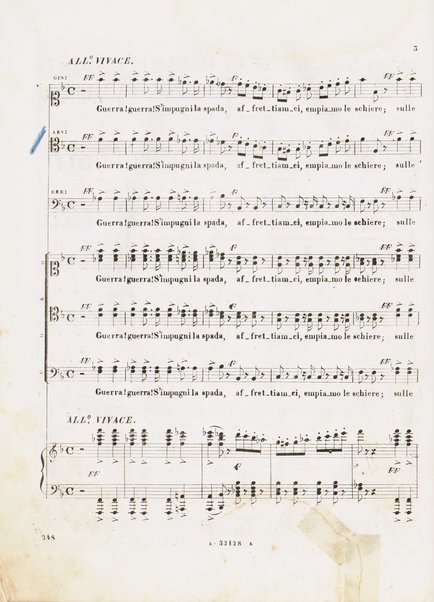 I Lombardi alla prima crociata / Dramma lirico in quattro atti di Temistocle Solera ; posto in musica [...! da G. Verdi ; Riduzione per canto e pianoforte di Luigi Truzzi e P. Tonassi