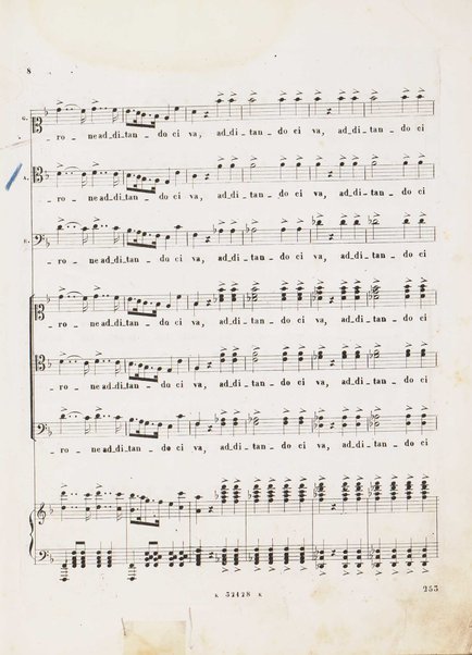 I Lombardi alla prima crociata / Dramma lirico in quattro atti di Temistocle Solera ; posto in musica [...! da G. Verdi ; Riduzione per canto e pianoforte di Luigi Truzzi e P. Tonassi