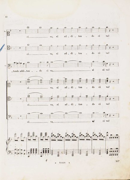 I Lombardi alla prima crociata / Dramma lirico in quattro atti di Temistocle Solera ; posto in musica [...! da G. Verdi ; Riduzione per canto e pianoforte di Luigi Truzzi e P. Tonassi