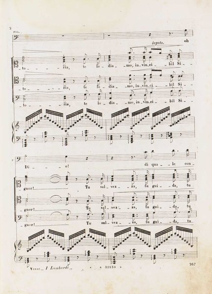 I Lombardi alla prima crociata / Dramma lirico in quattro atti di Temistocle Solera ; posto in musica [...! da G. Verdi ; Riduzione per canto e pianoforte di Luigi Truzzi e P. Tonassi