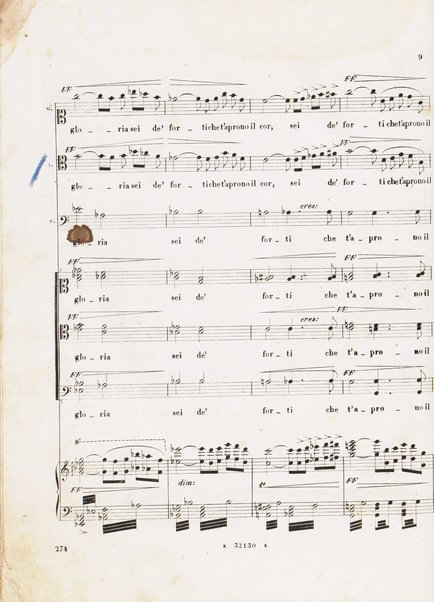 I Lombardi alla prima crociata / Dramma lirico in quattro atti di Temistocle Solera ; posto in musica [...! da G. Verdi ; Riduzione per canto e pianoforte di Luigi Truzzi e P. Tonassi