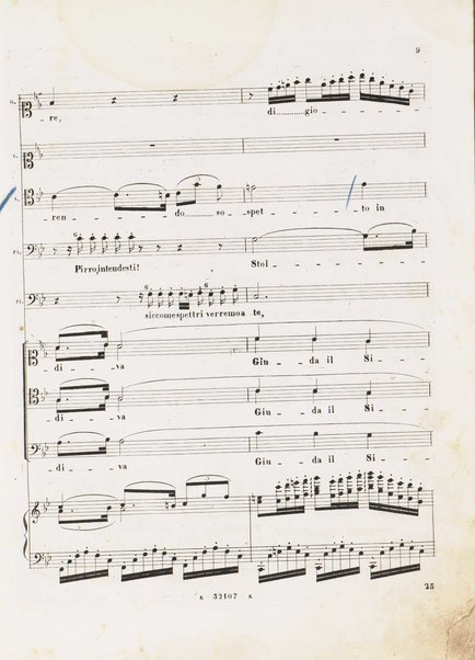 I Lombardi alla prima crociata / Dramma lirico in quattro atti di Temistocle Solera ; posto in musica [...! da G. Verdi ; Riduzione per canto e pianoforte di Luigi Truzzi e P. Tonassi
