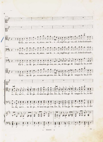 I Lombardi alla prima crociata / Dramma lirico in quattro atti di Temistocle Solera ; posto in musica [...! da G. Verdi ; Riduzione per canto e pianoforte di Luigi Truzzi e P. Tonassi
