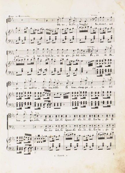 I Lombardi alla prima crociata / Dramma lirico in quattro atti di Temistocle Solera ; posto in musica [...! da G. Verdi ; Riduzione per canto e pianoforte di Luigi Truzzi e P. Tonassi