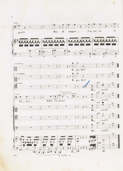 I Lombardi alla prima crociata / Dramma lirico in quattro atti di Temistocle Solera ; posto in musica [...! da G. Verdi ; Riduzione per canto e pianoforte di Luigi Truzzi e P. Tonassi