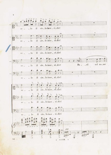 I Lombardi alla prima crociata / Dramma lirico in quattro atti di Temistocle Solera ; posto in musica [...! da G. Verdi ; Riduzione per canto e pianoforte di Luigi Truzzi e P. Tonassi