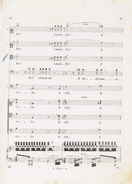 I Lombardi alla prima crociata / Dramma lirico in quattro atti di Temistocle Solera ; posto in musica [...! da G. Verdi ; Riduzione per canto e pianoforte di Luigi Truzzi e P. Tonassi