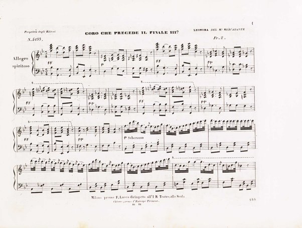 Leonora : Melodramma in quattro atti / di Marco d'Arienzo ; posto in musica del M.° S. Mercadante