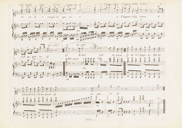 Orazi e Curiazi : tragedia lirica in 3 atti / di S. Cammarano ; posta in musica pel R. Teatro di S. Carlo (ov'è stata rappresentata al 10 Novembre 1846) dal maestro Saverio Mercadante