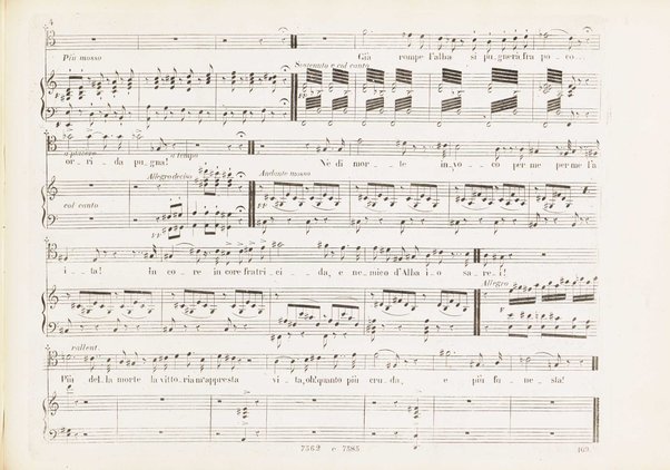 Orazi e Curiazi : tragedia lirica in 3 atti / di S. Cammarano ; posta in musica pel R. Teatro di S. Carlo (ov'è stata rappresentata al 10 Novembre 1846) dal maestro Saverio Mercadante