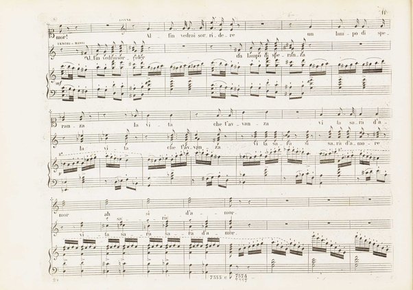 Orazi e Curiazi : tragedia lirica in 3 atti / di S. Cammarano ; posta in musica pel R. Teatro di S. Carlo (ov'è stata rappresentata al 10 Novembre 1846) dal maestro Saverio Mercadante