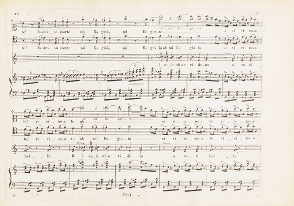 Orazi e Curiazi : tragedia lirica in 3 atti / di S. Cammarano ; posta in musica pel R. Teatro di S. Carlo (ov'è stata rappresentata al 10 Novembre 1846) dal maestro Saverio Mercadante