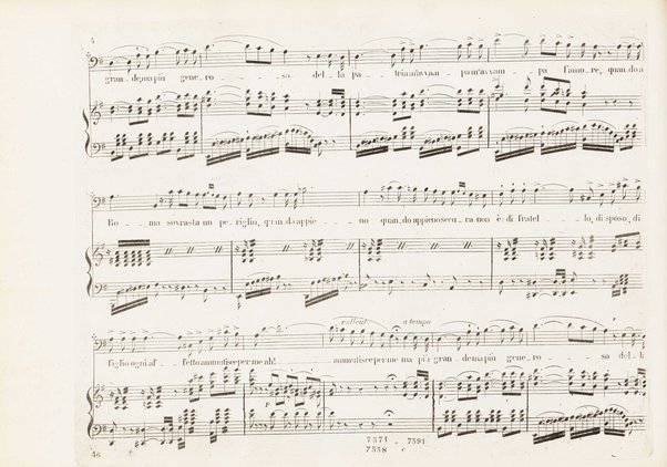 Orazi e Curiazi : tragedia lirica in 3 atti / di S. Cammarano ; posta in musica pel R. Teatro di S. Carlo (ov'è stata rappresentata al 10 Novembre 1846) dal maestro Saverio Mercadante