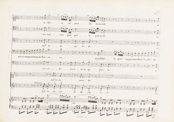 Orazi e Curiazi : tragedia lirica in 3 atti / di S. Cammarano ; posta in musica pel R. Teatro di S. Carlo (ov'è stata rappresentata al 10 Novembre 1846) dal maestro Saverio Mercadante