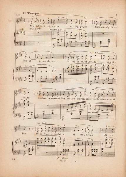 Francesca da Rimini / Tragedia lirica in 4 atti di A. Ghislanzoni ; musica del maestro Antonio Cagnoni ; riduzione per canto e pianoforte del M.° Domenico Cagnoni