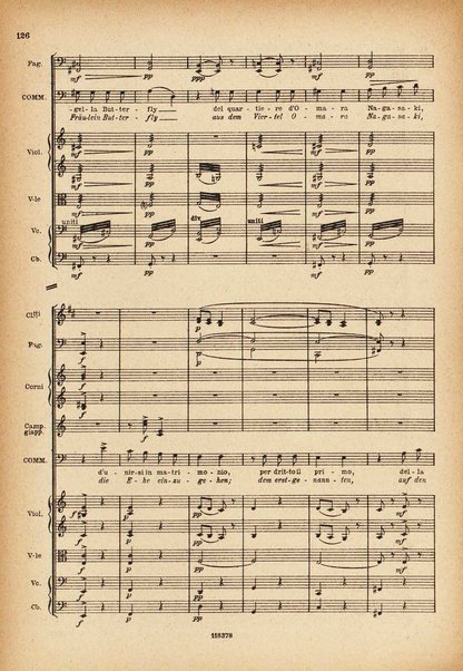 Madama Butterfly : da John L. Long e David Belasco / tragedia giapponese di L. Illica e G. Giacosa ; musica di G. Puccini