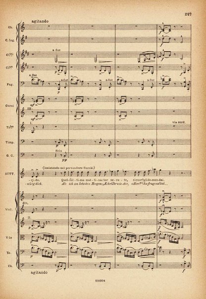 Madama Butterfly : da John L. Long e David Belasco / tragedia giapponese di L. Illica e G. Giacosa ; musica di G. Puccini