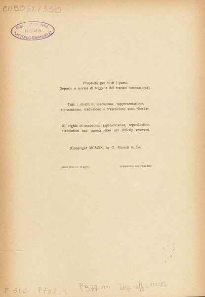 Madama Butterfly : da John L. Long e David Belasco / tragedia giapponese di L. Illica e G. Giacosa ; musica di G. Puccini