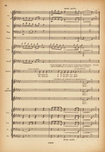 Madama Butterfly : da John L. Long e David Belasco / tragedia giapponese di L. Illica e G. Giacosa ; musica di G. Puccini