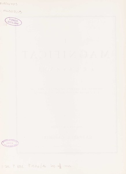 I Magnificat a 4, 5, 6 e 8 voci. 16