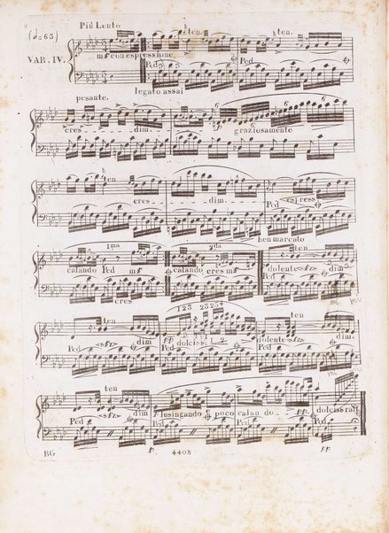 Variations brillantes pour le piano forte sur la dernière valse de C. M. Weber : op.a 51 / composées par Henri Herz