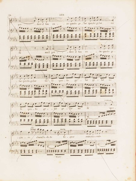 Matilde di Shabran ossia il Corradino : opera semi-seria in due atti / Musica di G. Rossini