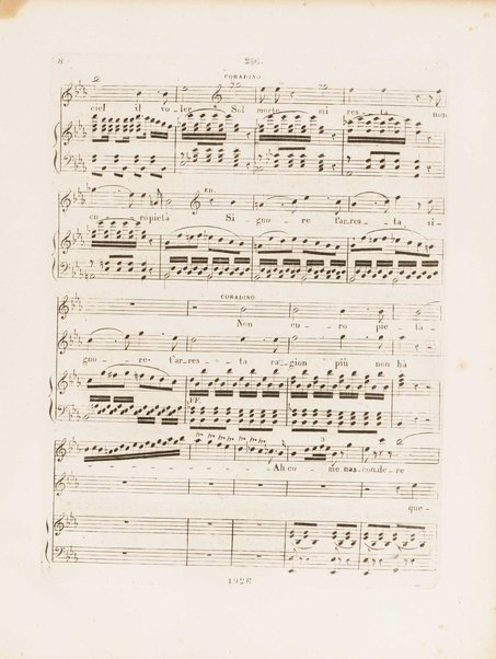 Matilde di Shabran ossia il Corradino : opera semi-seria in due atti / Musica di G. Rossini