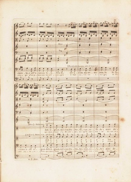 Le Nozze di Figaro : dramma giocoso in quattro atti / messo in musica dal signor W.A. Mozart