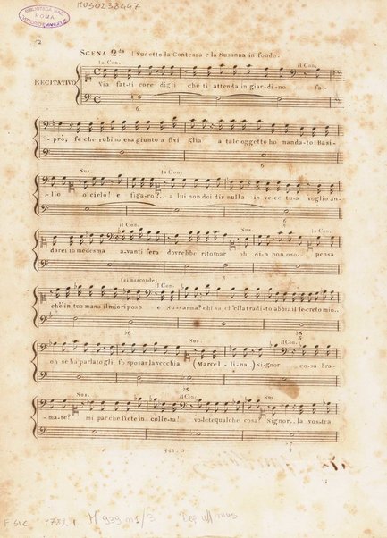 Le Nozze di Figaro : dramma giocoso in quattro atti / messo in musica dal signor W.A. Mozart