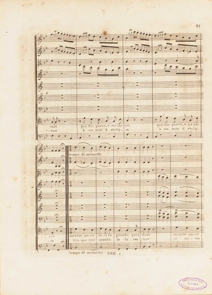 Le Nozze di Figaro : dramma giocoso in quattro atti / messo in musica dal signor W.A. Mozart