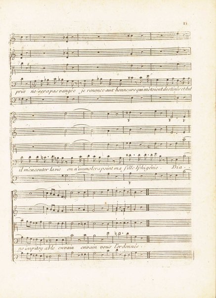 Iphigénie en Aulide : Tragédie Opéra en Trois Actes dédiés au Roy / par M. le Chevalier Gluck