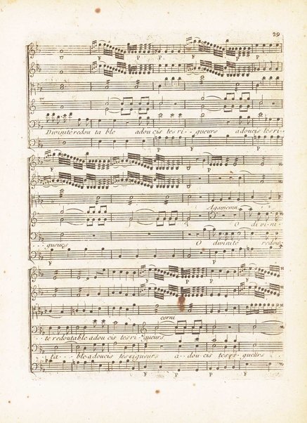 Iphigénie en Aulide : Tragédie Opéra en Trois Actes dédiés au Roy / par M. le Chevalier Gluck