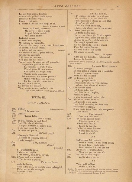 La Vestale : melodramma in tre atti / G. Spontini ; opera completa per canto e pianoforte