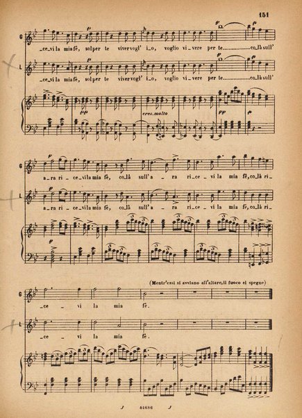 La Vestale : melodramma in tre atti / G. Spontini ; opera completa per canto e pianoforte